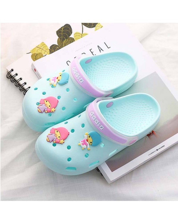 Summer New Hole Shoes Women's Anti Slip Beach Shoes Baotou Sandals Pregnant Women Nurses Thick Sole Versatile Slippers Flat Sole