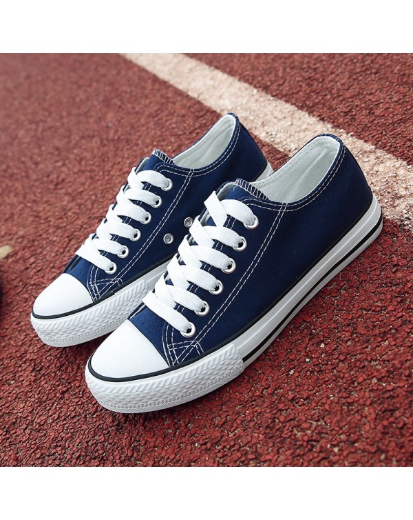 New Classic Versatile Low Top Canvas Shoes For Women 1970S Shoes High Top Student Couple Style Little White Shoes Trend