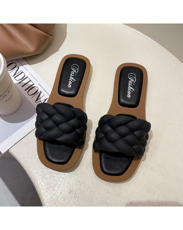 Summer New Style Sandals And Slippers Women's Versatile Anti Slip Slippers Women's Slippers Beach Sandals Women's Fashion Outwear Wholesale