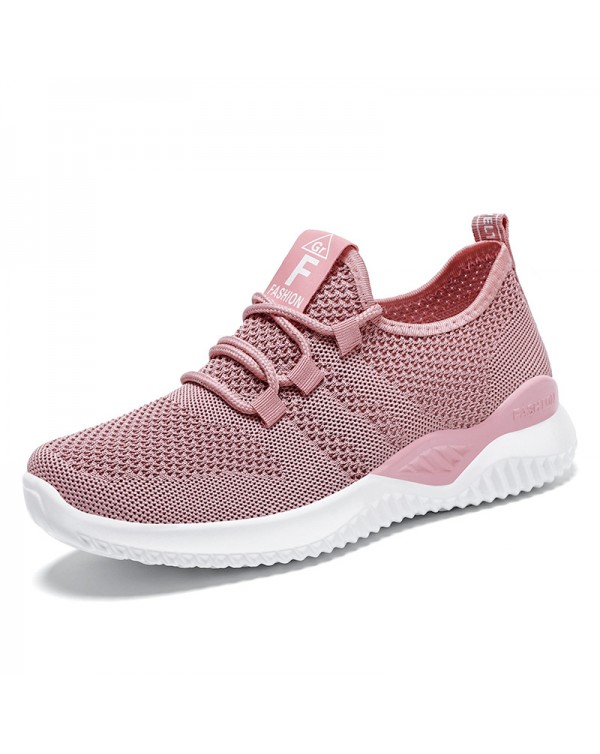 Shoes Female 2023 Cross Border New Casual Fashion Running Shoes Flying Weave Breathable Women's Shoes Soft Sole Trendy Sports Shoes Female