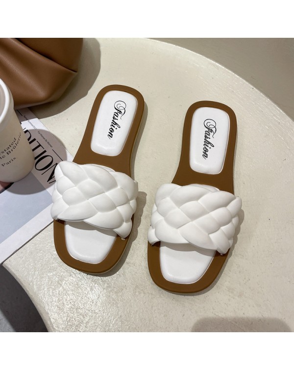 Summer New Style Sandals And Slippers Women's Versatile Anti Slip Slippers Women's Slippers Beach Sandals Women's Fashion Outwear Wholesale