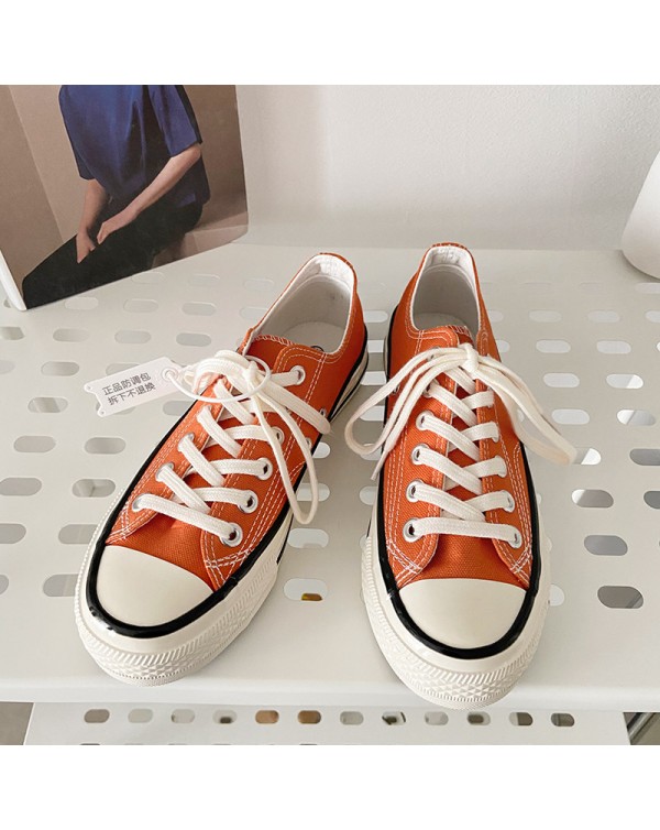 Sky Blue Fairy Pink Low Top 1970s Canvas Shoes Women's Korean Edition Ulzzang Student Versatile Low Top Board Shoes Trend