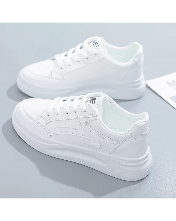 Little White Shoes Female 2023 New Spring And Autumn Season Thick Sole Ins Fashion Versatile Small Sport Casual Board Shoes Female