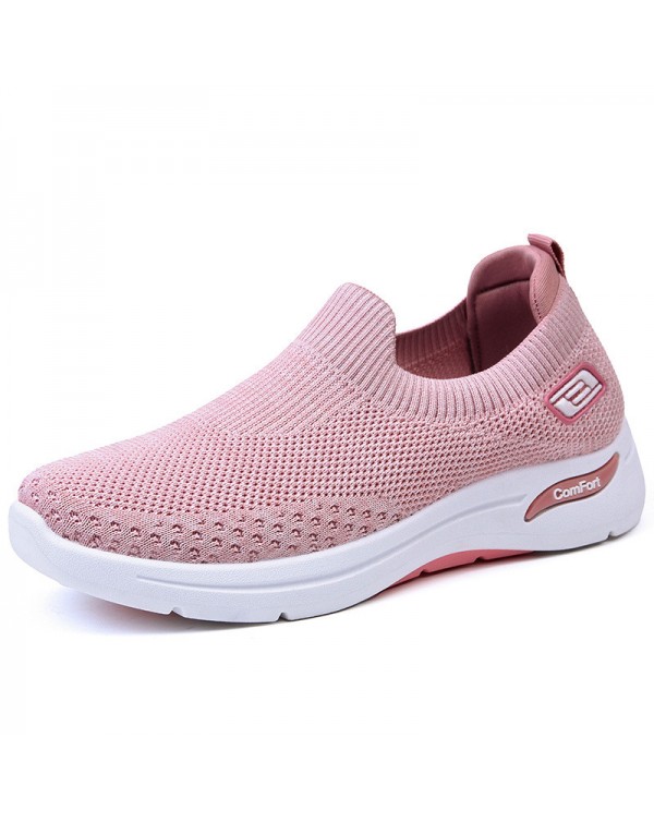 Shoes Female 2023 New Leisure Cross Border Women's Shoes Shoes Soft Sole Mom's Shoes Socks Shoes Fashion Sports Shoes Female